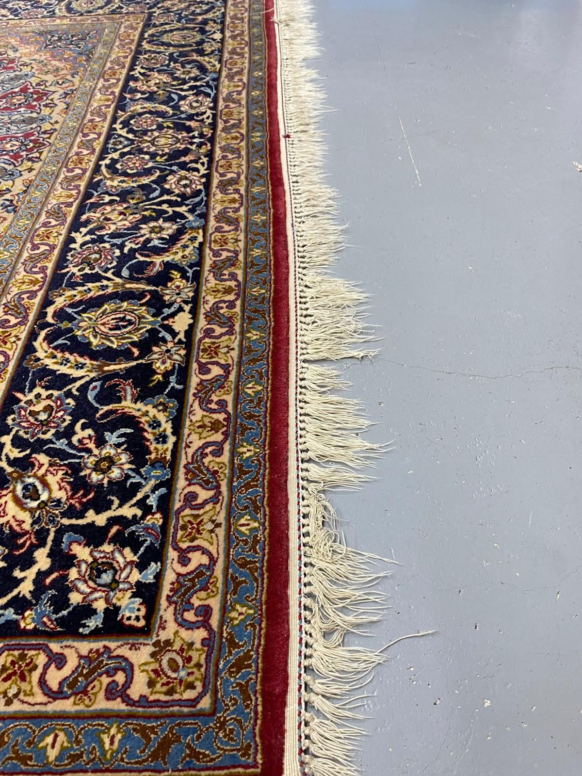 Damaged Fringe Before Restoration