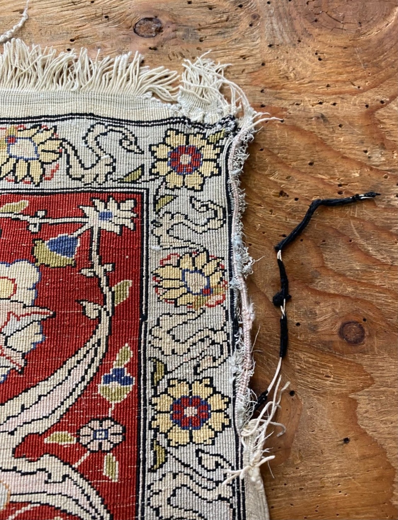 Damaged Edge Before Restoration